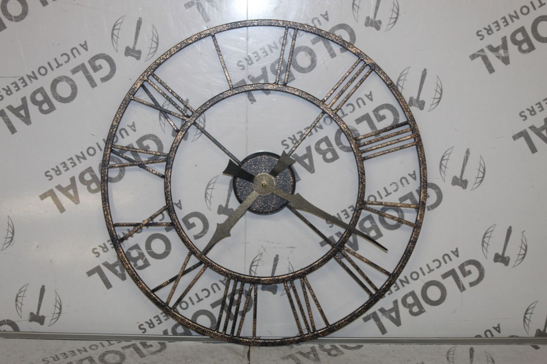 Lot to Contain 2 Assorted Roger Lascelles of London and Premier Iron Wall Clocks Combined RRP £