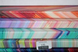 Lot to Contain 4 Assorted Canvas Wall Pictures to Include Multi Coloured Close Up Explosion,