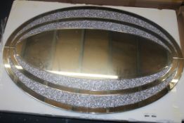 Boxed Crush Crystal Mirror RRP £200 (16JZ385)
