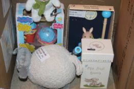 Lot to Contain 4 Assorted Children's Toy Items to Include My First Bunny Teddies, Ewan The Dream