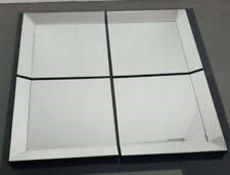 Boxed AMD514 Bevelled Edge 4 Panel Mirror, Each Panel is 600 x 600mm RRP £499