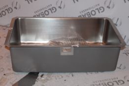 Boxed Stainless Steel Single Bowl Sink Unit RRP £180 (15998) (Public Viewing and Appraisals