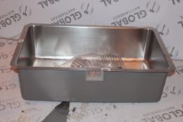Boxed Stainless Steel Single Bowl Sink Unit RRP £180 (15998) (Public Viewing and Appraisals