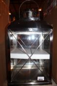 Boxed Stainless Steel Home Cimc Lantern RRP £90 (16404) (Public Viewing and Appraisals Available)