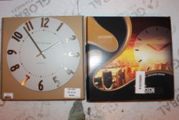 Lot to Contain 2 Assorted Items to Thomas Kent of London Wall Clocks and Modern Design Stick To