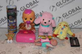 Lot to Contain 3 Boxes of Assorted Children's Toy Items to Include Poppies Pets Sparkle Girls