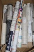 Lot to Contain 9 Assorted Rolls of Wallpaper to Include Matthew Williamson, Harlequin, Villa Nova,