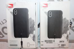 Lot to Contain 5 Torrey Brand New iPhone Cases for Various iPhone to Include X, XS Max Combined
