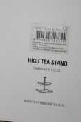 Boxed Tokyo Design Porcelain 2 Tier Cake Stand RRP £65 (3675033) (Public Viewing and Appraisals