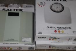 Boxed Pairs of Salter Classic Mechanical Weighing Scales RRP £35 Each (RET00293938)(RET00544027) (