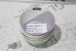Set of 5 Royal Daulton Soft Pastel Coloured Mini Bowls RRP £65 Each (3626559 (Public Viewing and