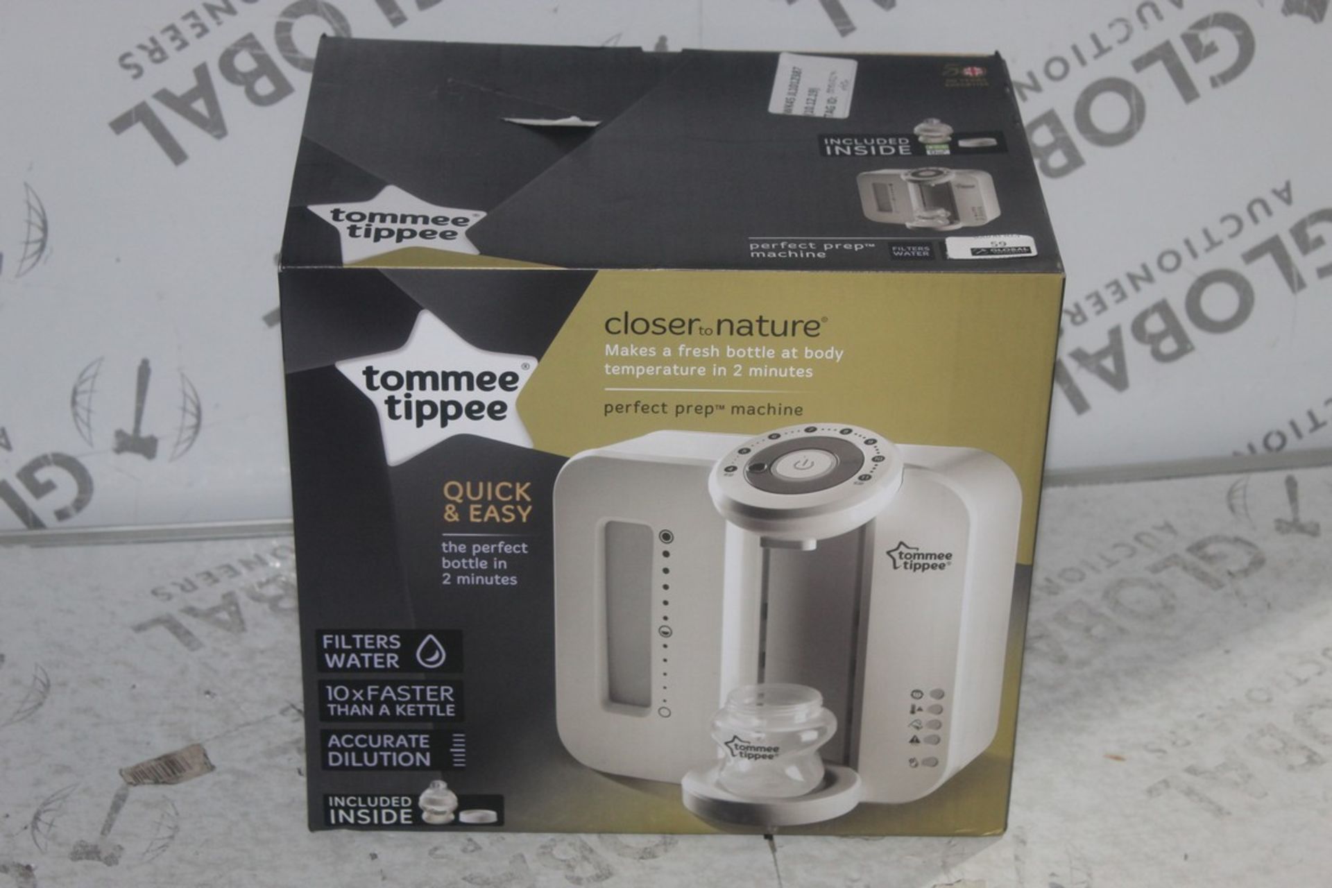 Boxed Tommee Tippee Closer to Nature Perfect Preparation Bottle Warming Station in White RRP £70 (