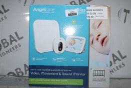 Boxed Angelcare Video Sound and Movement Baby Monitor RRP £60 (3681570) (Public Viewing and