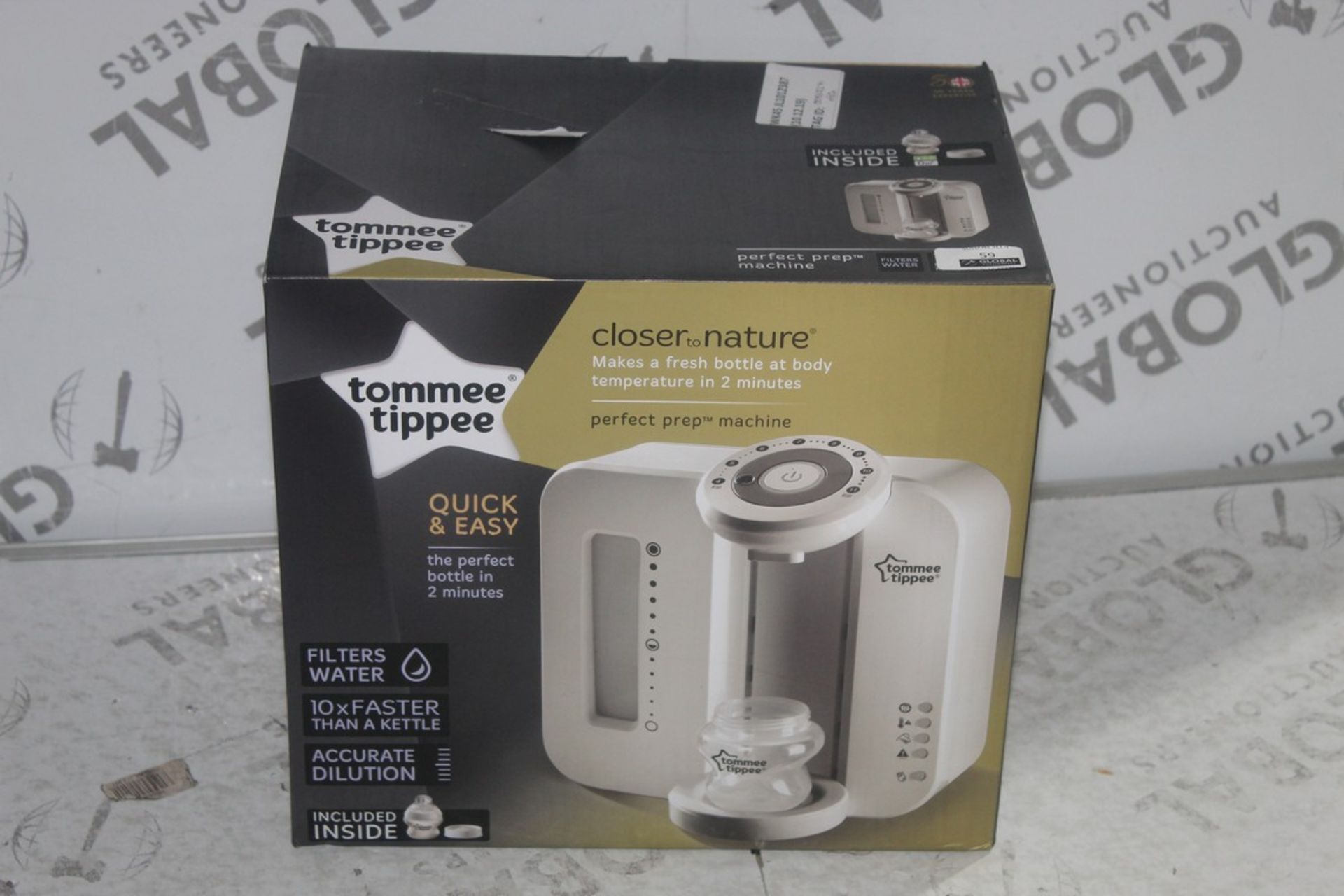 Boxed Tommee Tippee Closer to Nature Perfect Preparation Bottle Warming Station in White RRP £70 (