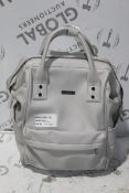 BaBaBing Grey Soft Leather Children's Changing Bag RRP £60 (Public Viewing and Appraisals