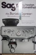 Boxed Sage by Heston Blumenthal The Barista Express Bean to Cup Coffee Machine with Burr Grinder and