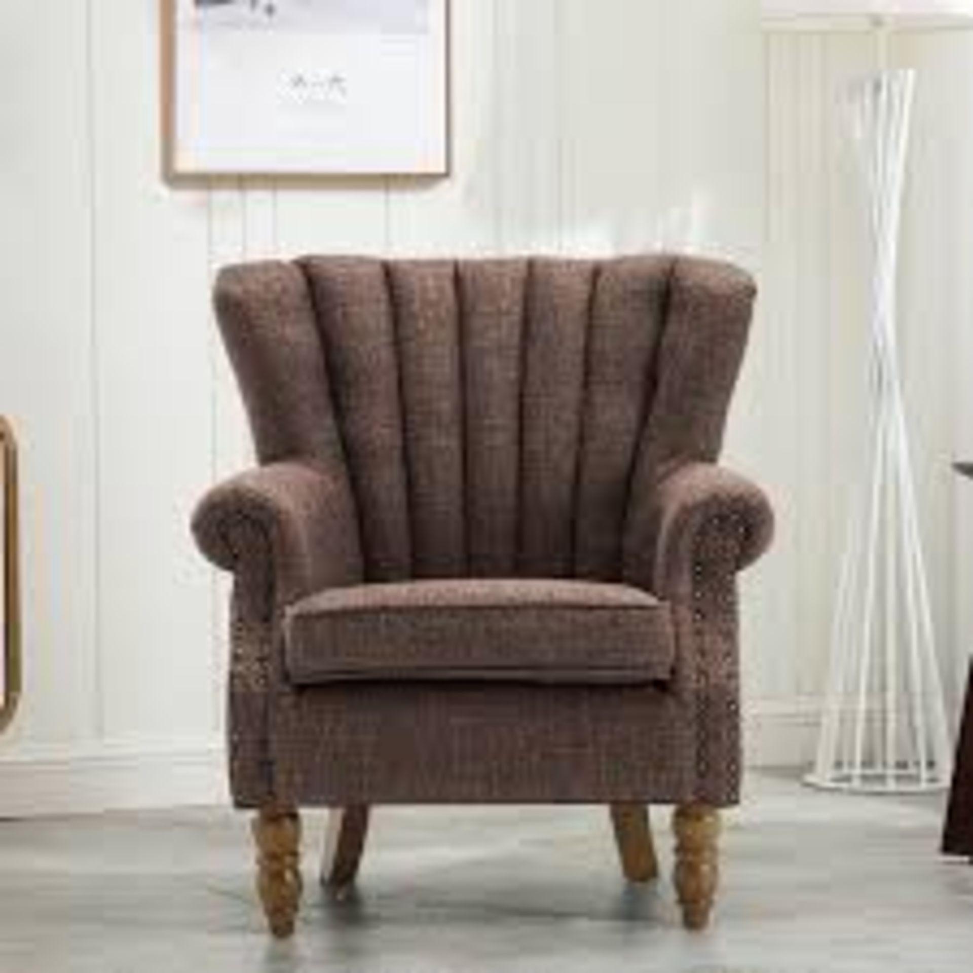 Boxed Warmie Homy Wing Back Single Sitting Room Arm Chair RRP £360 (16238) (Public Viewing and