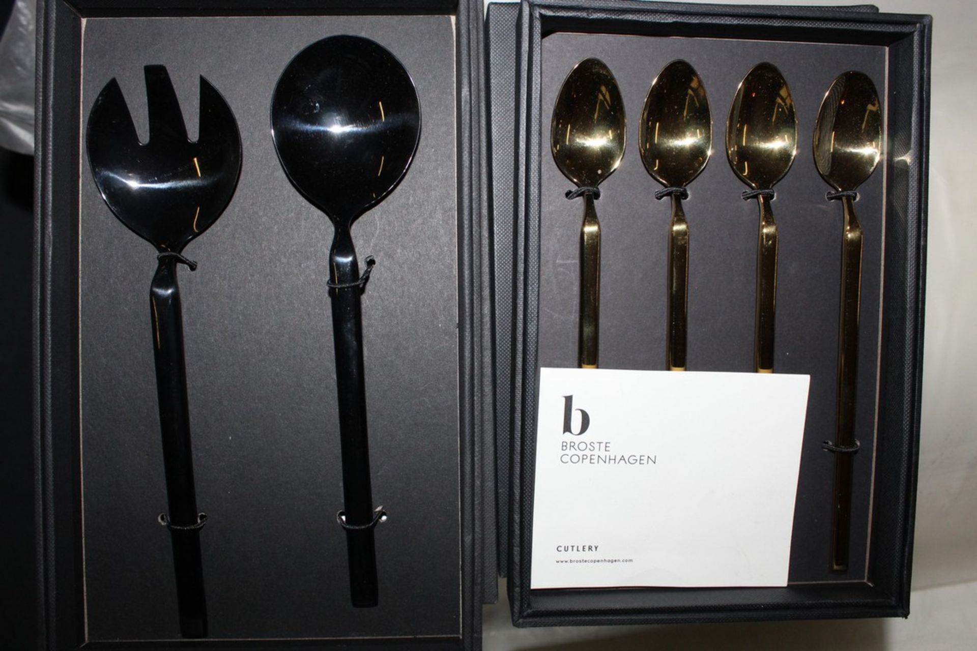 Assorted Broste Copenhagen Long Spoon Sets and Salad Servers (Public Viewing and Appraisals