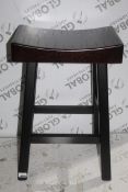 Boxed Antique Black Side Saddle Stool RRP £85 (14671) (Public Viewing and Appraisals Available)