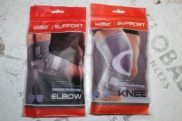 Assorted Brand New Live Up Sports Elbow Support and Knee Supports (To Be Handed Out On A First