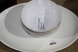 Assorted Items to Include Denby Cereal Bowls and Oval Soho House Serving Dishes RRP £15 Each (