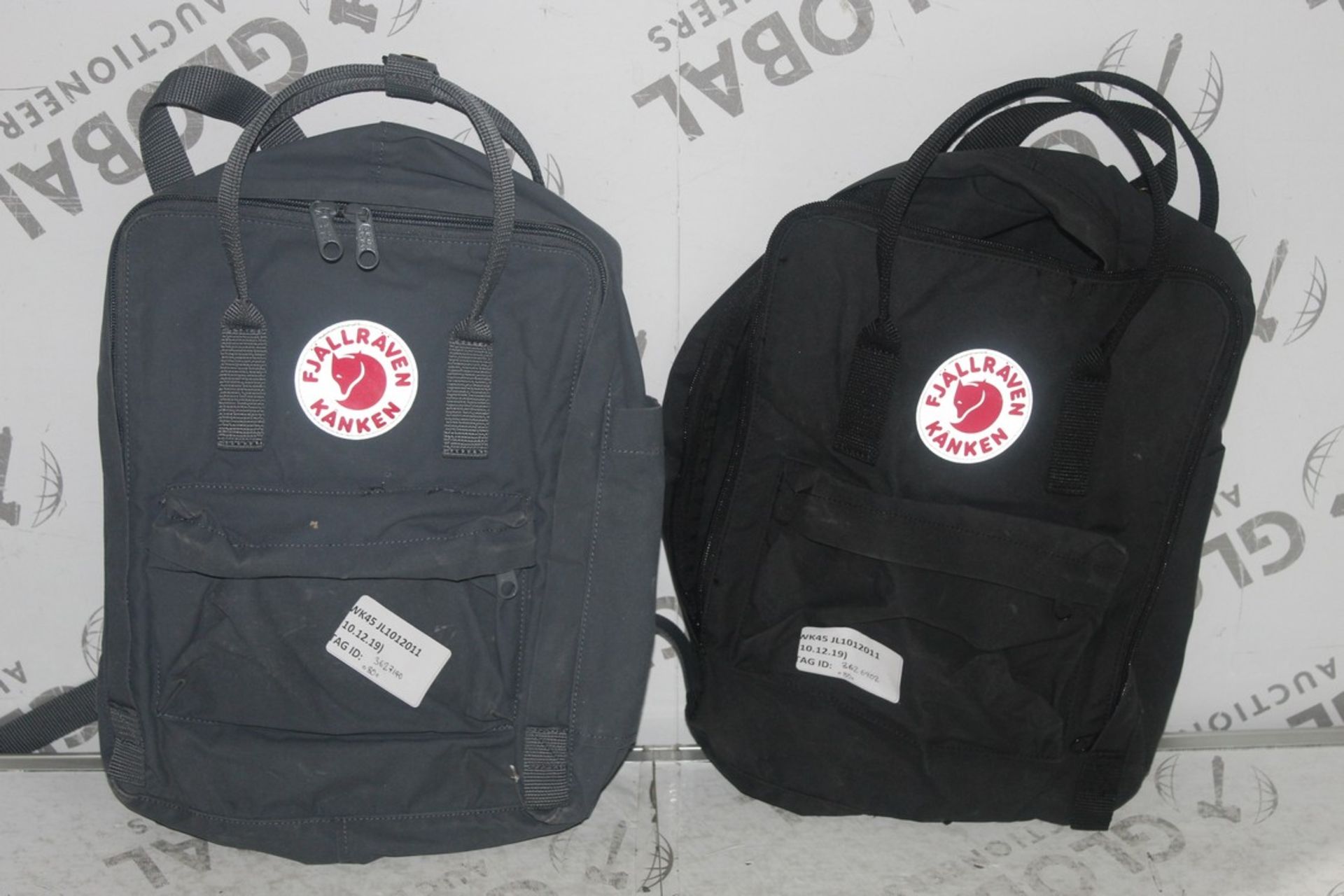 Falraven Rucksacks in Grey and Black RRP £80 (3627140)(3626902) (Public Viewing and Appraisals