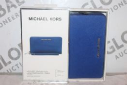 Lot to Contain 5 Boxed Brand New Michael Kors Iphone 5, 5S and 5C Large Multi Function Wallets in