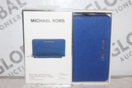 Lot to Contain 5 Boxed Brand New Michael Kors Iphone 5, 5S and 5C Large Multi Function Wallets in