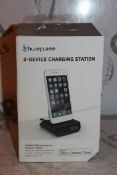 Lot to Contain 6 Boxed Brand New Blue Flame 2 Device Charging Stations Combined RRP £65