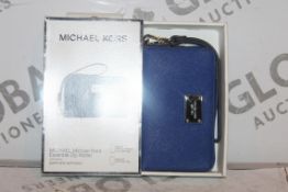 Lot to Contain 5 Boxed Brand New Michael Kors Iphone 4S, 5 5C, 5S and 6 Zip Wallets Combined RRP £