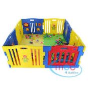 Boxed Red Blue and Yellow MCC for Baby's Play Pen RRP £95 (16450) (Public Viewing and Appraisals