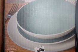 Boxed Sabichi St Ives Stoneware Dinner Set RRP £40 (16317) (Public Viewing and Appraisals