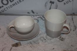 Lot to Contain 2 Assorted Royal Dalton Coffee Studio Grande Mugs and Tea Cup and Saucer Sets