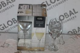 Lot to Contain 2 Assorted Wine Glass Sets (Public Viewing and Appraisals Available)