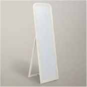 Boxed Cream Distressed Floor Standing Mirror RRP £200 (RET00013741) (Public Viewing and Appraisals