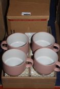 Lot to Contain 3 Assorted Items to Include Set of 6 Mugs, Set of 4 Mugs, Set of 3 Latte Glasses