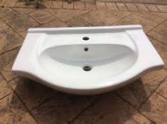 Lot to Contain 2 Assorted Ceramic Basins Combined RRP £180 (Public Viewing and Appraisals