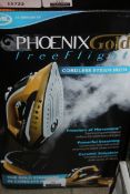 Boxed Phoenix Gold Cordless Steam Iron RRP £55 (15723) (Public Viewing and Appraisals Available)