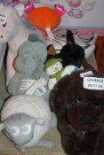 Lot to Contain 7 Assorted Items to Include Light Up Unicorns, Dogs Teddies, Children's Soft Toy (