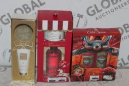 Lot to Contain 11 Assorted Items to Include Old Spice The Legend Shower Gel Kits, Bayliss and