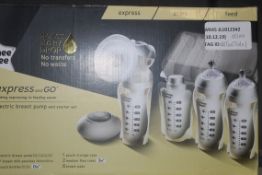 Boxed Tommee Tippee Express and Go Electric Breast Pump RRP £120 (RET00550101) (Public Viewing and