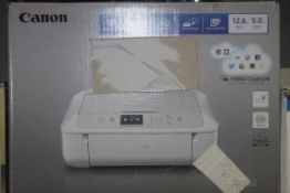 Boxed Canon Pixma MG5751 White All In One Printer, Scanner, Copier (Public Viewing and Appraisals