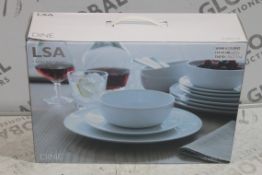 Boxed LSA International Dine 12 Piece Dinner Set RRP £65 (3862739) (Public Viewing and Appraisals