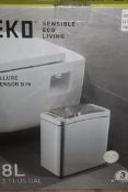 Boxed Eco Sensible Living Allure 8L Sensor Bin RRP £70 (RET00656302) (Public Viewing and