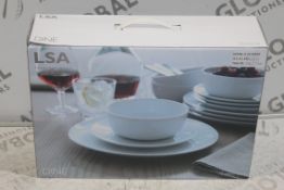 Boxed LSA International Dine 12 Piece Dinner Set RRP £65 (3862739) (Public Viewing and Appraisals