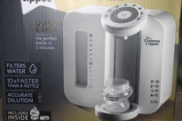 Boxed Tommee Tippee Closer to Nature Perfect Preparation Bottle Warming Station in White RRP £70 (