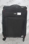 Antler Soft Shell Trolley Luggage Suitcase RRP £125 (RET00396033) (Public Viewing and Appraisals