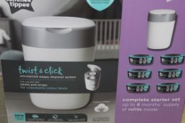 Boxed Tommee Tippee Twist and Click Advanced Nappy Disposal System RRP £50 (3621785) (Public Viewing