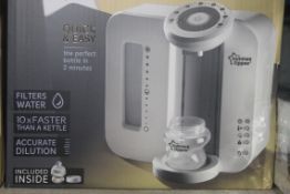 Boxed Tommee Tippee Closer to Nature Perfect Preparation Bottle Warming Station in White RRP £70 (