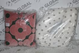 Assorted Items to Include an Orla Kiely Scatter Cushion and a Widgie Star Covered Nursing Pillow RRP